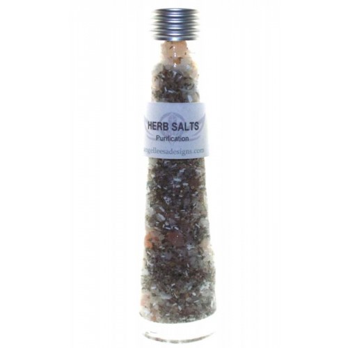Glass Bottle with Herb Ritual Salts